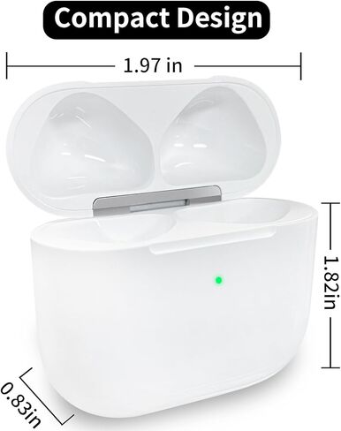 استبدال حالة الشحن اللاسلكي متوافق مع الجيل الرابع من AirPods ، لاستبدال علبة الشاحن الرابع من PODS in Kuwait