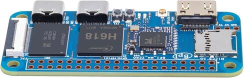 WayPonDEV Banana Pi BPI M4 Zero Allwinner H618 Linux Single Board Computer, Wireless Dual-Band Development Board, LPDDR4 4GB RAM, 32GB eMMC, ARM Mali G31 GPU for IoT Programming, Support Debian Ubuntu in Saudi Arabia