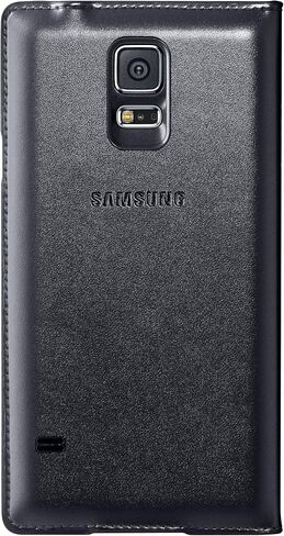 Samsung Galaxy S5 Case Flip Cover Wallet Folio, Black in Saudi Arabia