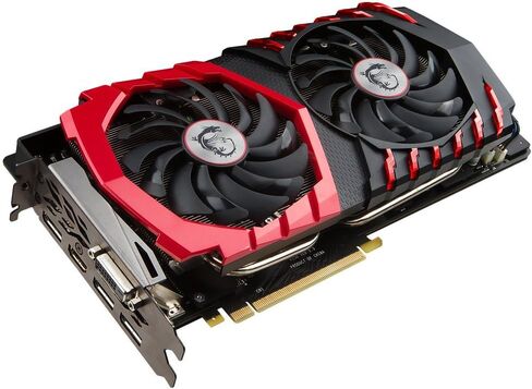 MSI Gaming GeForce GTX 1070 8GB GDDR5 SLI DirectX 12 VR Ready Graphics Card (GTX 1070 GAMING X 8G) in Saudi Arabia