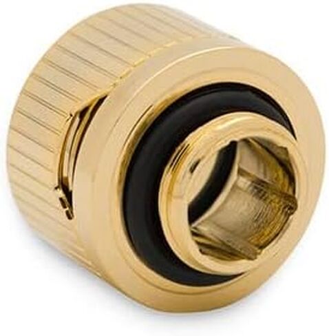 EKWB EK-Quantum Torque HDC-14 Compression Fitting for EKWB Rigid Tubing, 14mm OD, Gold, 4-Pack in Saudi Arabia