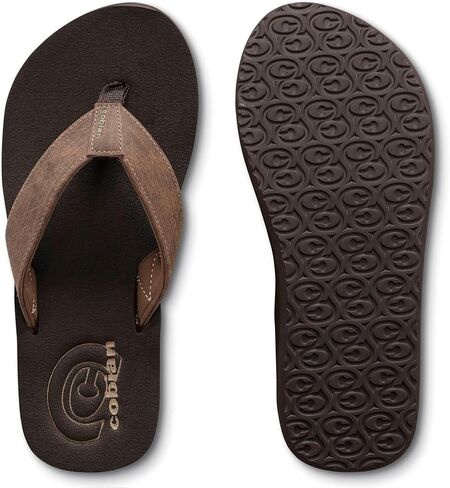 Cobian Men's Sandal Floater 2 Flip Flop, Cement, 12 in Kuwait