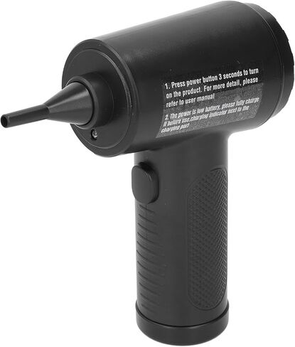 Cordless Air Duster Wireless Air Duster مضغوط 68W 43000-51000 دورة في الدقيقة مع بطارية 3pcs 2000mAh لتنظيف المكتب للسيارات المنزلية in Saudi Arabia