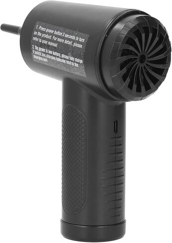 Cordless Air Duster Wireless Air Duster مضغوط 68W 43000-51000 دورة في الدقيقة مع بطارية 3pcs 2000mAh لتنظيف المكتب للسيارات المنزلية in Saudi Arabia
