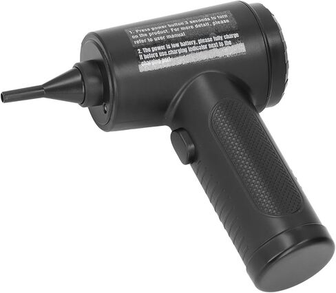 Cordless Air Duster Wireless Air Duster مضغوط 68W 43000-51000 دورة في الدقيقة مع بطارية 3pcs 2000mAh لتنظيف المكتب للسيارات المنزلية in Saudi Arabia