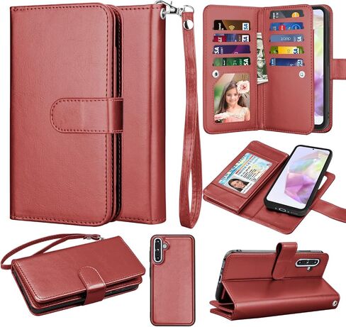حالة محفظة Takfox لـ Samsung Galaxy A36 5G ، Galaxy A36 5G Case ، PU Leather Card Card Case [9 فتحات البطاقة] in Saudi Arabia