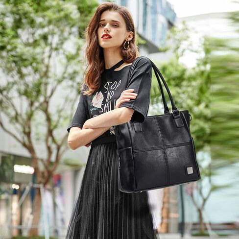 Pursess for Women，Soft PU Leather Handbags ，Large Capacity Purse， Fashion Crossbody Bags, Top Handle Satchel in Kuwait