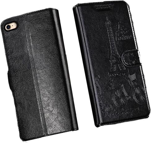 لـ iPhone SE 3/2 (2022/2020 Edition) ، iPhone 7/8 Case Kickstand Leather Leather Flip Cover حامل Cell Associory Women Men Phone Cover for iPhone 7 (redtower) in Kuwait