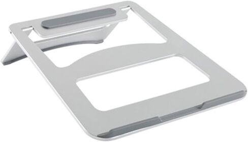 Portable Aluminum Alloy Laptop Holder Cooling Stand Foldable Ergonomic Tablet PC/Notebook/Smartphone Stand SAL05(Silver) in Saudi Arabia