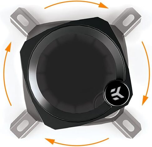 EKWB EK-NUCLEUS AIO CPU COWNER CR240 LUX مع حزمة PAD الحرارية الحرارية Kryosheet ، AMD AM5 ، Black ، TR-85167-99083 in Kuwait