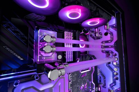 EKWB EK-QUANTUM TORQUE STC-10/13 ضغط ومجموعة تركيب دوارة بزاوية 90 درجة ، أسود ، 2 عبوة in Kuwait