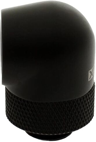 XSPC G1/4" 90 Degree Rotary Fitting V2, Matte Black, 2-Pack in Saudi Arabia