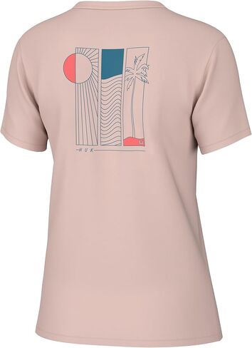 HUK Womens Short Sleeve Performance Tee, Fishing T-Shirt for Women in Kuwait