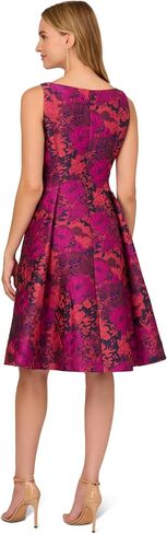 Adrianna Papell womens Multicolor Jacquard Dress Dress (pack of 1) in Saudi Arabia