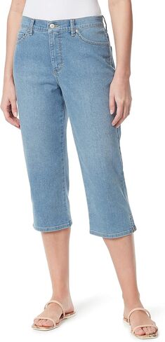Gloria Vanderbilt Women's Amanda Capri Jean, STONEWOOD, 12 Petite in Saudi Arabia