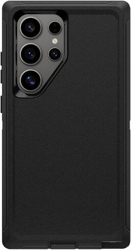 Defender Galaxy S24 Ultra Phone Case for Samsung Galaxy S24 Ultra Defender Case Includes Holster Clip Kickstand Black in Saudi Arabia