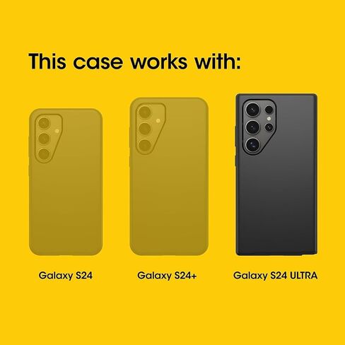 Defender Galaxy S24 Ultra Phone Case for Samsung Galaxy S24 Ultra Defender Case Includes Holster Clip Kickstand Black in Saudi Arabia