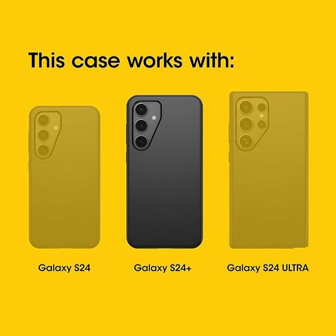 Defender Galaxy S24 Ultra Phone Case for Samsung Galaxy S24 Ultra Defender Case Includes Holster Clip Kickstand Black in Saudi Arabia