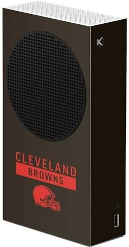 Skinit Decal Gaming Skin Compatible with Xbox Series S Console - Officially Licensed NFL Cleveland Browns Brown Performance Series Design in Saudi Arabia