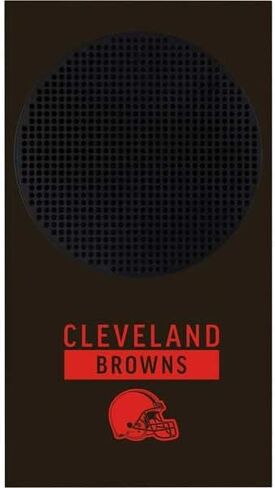 Skinit Decal Gaming Skin Compatible with Xbox Series S Console - Officially Licensed NFL Cleveland Browns Brown Performance Series Design in Saudi Arabia