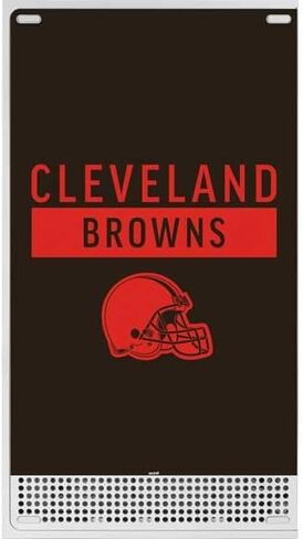 Skinit Decal Gaming Skin Compatible with Xbox Series S Console - Officially Licensed NFL Cleveland Browns Brown Performance Series Design in Saudi Arabia