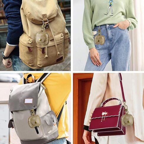 for AirPods 4 Case Cover 2024, Cute Leather Shockproof Protective Cases Compatible with AirPods 4th Generation Case for Women Men (B) in Saudi Arabia