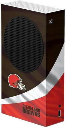 Skinit Decal Gaming Skin Compatible with Xbox Series S Console - Officially Licensed NFL Cleveland Browns Brown Performance Series Design in Saudi Arabia