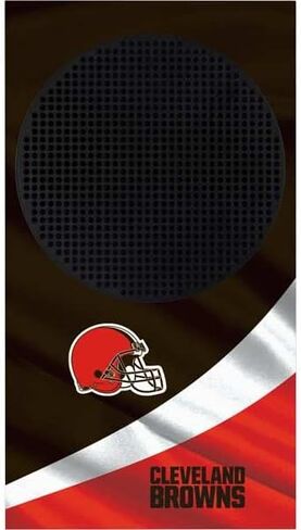 Skinit Decal Gaming Skin Compatible with Xbox Series S Console - Officially Licensed NFL Cleveland Browns Brown Performance Series Design in Saudi Arabia
