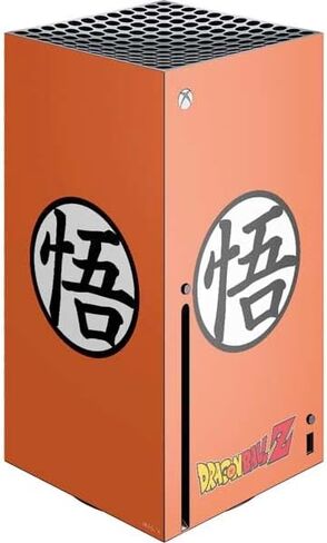 Skinit Decal Gaming Skin Compatible with Xbox Series X Console - Officially Licensed Dragon Ball Z Goku Iconic Kanji Symbol Design in Saudi Arabia