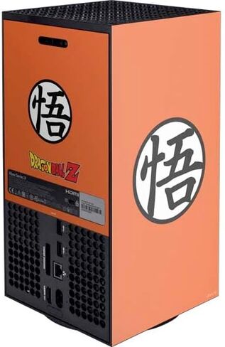 Skinit Decal Gaming Skin Compatible with Xbox Series X Console - Officially Licensed Dragon Ball Z Goku Iconic Kanji Symbol Design in Saudi Arabia