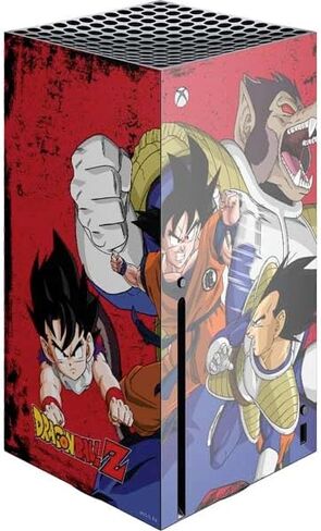 Skinit Decal Gaming Skin Compatible with Xbox Series X Console - Officially Licensed Dragon Ball Z Goku Iconic Kanji Symbol Design in Saudi Arabia