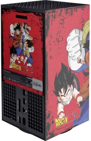 Skinit Decal Gaming Skin Compatible with Xbox Series X Console - Officially Licensed Dragon Ball Z Goku Iconic Kanji Symbol Design in Saudi Arabia