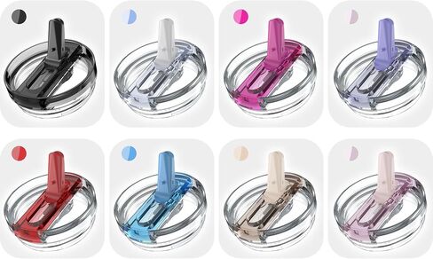 40 oz Lid Replacement for Stanley, 2 Pack Tumbler Detachable Leak Proof Flip Straw Lid Compatible with Stanley 40oz Quencher Flip Straw Tumbler, BPA-Free No Spill in Kuwait