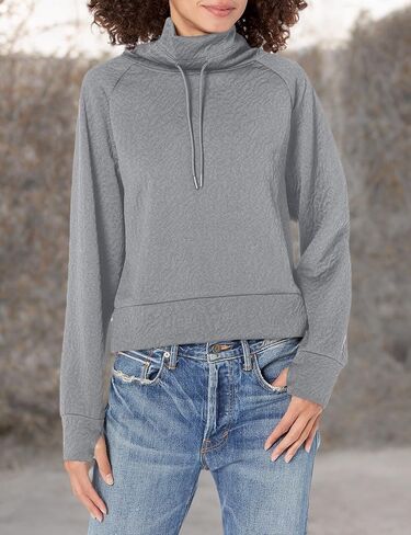 Women's Jacquard Quilted Crop Pullover in Saudi Arabia