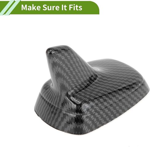 Universal Shark Fin Dummy Houdenna Mount Aerial للديكور فقط نمط ألياف الكربون أسود 1 PC in Kuwait