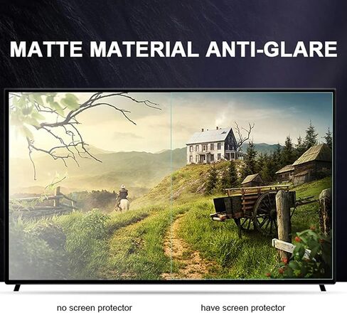 Wzglod 75-85 inch TV Screen Protectors Matte Anti Glare/Anti Blue Light/Anti Scratch Film Filter, Eye Protection Relieve Eye Fatigue Dustproof Filter Film in Saudi Arabia