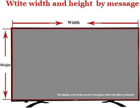 Wzglod 75-85 inch TV Screen Protectors Matte Anti Glare/Anti Blue Light/Anti Scratch Film Filter, Eye Protection Relieve Eye Fatigue Dustproof Filter Film in Saudi Arabia