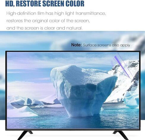 Wzglod 75-85 inch TV Screen Protectors Matte Anti Glare/Anti Blue Light/Anti Scratch Film Filter, Eye Protection Relieve Eye Fatigue Dustproof Filter Film in Saudi Arabia