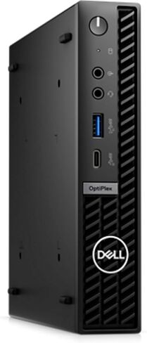 Dell Optiplex 7010 Plus Micro Desktop (2023) | Core i7-13700T - 2TB SSD + 2TB SSD Hard Drive - 32GB RAM | 16 cores @ 4.9 GHz Win 11 Pro Black in Saudi Arabia