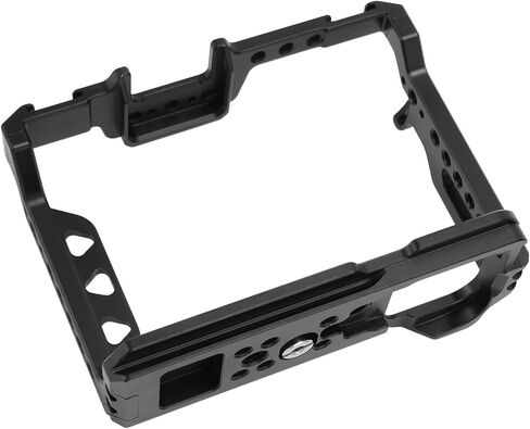 Full Cage for A7M4 A7R3 Camera, Aluminum Cage Rig Stabilizer, with 1/4 3/8 Thread, Cold Shoe Mounts, 1/4 for Arri Positioning, for Sports Videography, Film Movie Making in Saudi Arabia