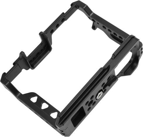 Full Cage for A7M4 A7R3 Camera, Aluminum Cage Rig Stabilizer, with 1/4 3/8 Thread, Cold Shoe Mounts, 1/4 for Arri Positioning, for Sports Videography, Film Movie Making in Saudi Arabia