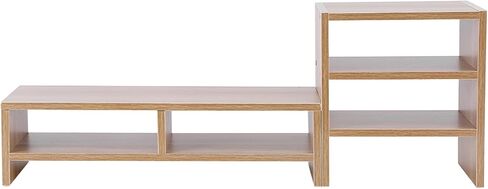 Computer Riser StandDesktop Ri Computer Laptop Riser Stand Desktop Storage 3 Layer Shelf Black Walnut The Elevate Experience Your Designed Comfort This Increases of Your with (Takura) in Saudi Arabia