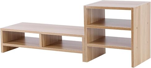 Computer Riser StandDesktop Ri Computer Laptop Riser Stand Desktop Storage 3 Layer Shelf Black Walnut The Elevate Experience Your Designed Comfort This Increases of Your with (Takura) in Saudi Arabia