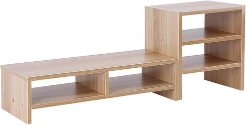 Computer Riser StandDesktop Ri Computer Laptop Riser Stand Desktop Storage 3 Layer Shelf Black Walnut The Elevate Experience Your Designed Comfort This Increases of Your with (Takura) in Saudi Arabia