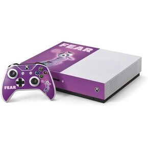 Skinit Skinit Gaming Gaming Skin متوافق مع وحدة التحكم في Xbox One S وحزمة التحكم - ديزني المرخص رسميًا من الداخل إلى الخارج تصميم صورة الخوف