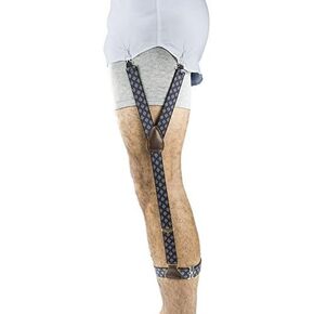 KK & Jay Supply Co. Sockless Shirttail Garters - Van Cortlandt Aqua in Kuwait