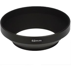 Metal Wide Angle Lens Hood Suit for Lens with 52mm/55mm/58mm/67mm/72mm/77mm Filter Thread(55mm)