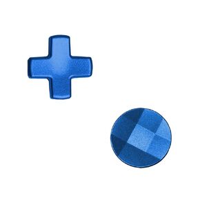 2 Pack Elite 2 Metal D-Pads استبدال لوحدة التحكم في سلسلة Xbox One Elite Series 2 ، P-Pad Magnetic Standard و Disted D-Pad لـ Xbox One Elite Series 2/Series 2 Core/Series 1 Controller (Blue)