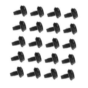 POPETPOP 100pcs Pci Slot Screws Round Fasteners for Computer Case Replacement Screws for Hard Drives Power Supplies Expansion Cards Finish