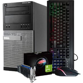 Dell OptiPlex 9020 Gaming Computer PC | Intel Core i7 3.4GHz | GeForce GT 730 (2GB) Graphics Card |16GB Ram | 2TB Hard Drive | WiFi + Bluetooth | DVD-RW | Windows 11 (Intel Quad-Core i7) (Renewed)